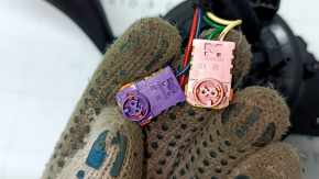 Steering column switch guitar assembly Kia Niro 23- with a cable without fog lights for heated steering wheel