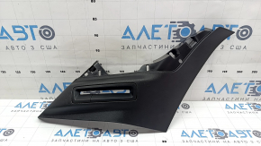 Left rear lower rear pillar trim for Volvo XC90 16-26, under the belt, black, scratches
