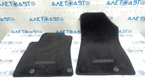 Set of fabric floor mats for the Kia Niro 23-23 HEV, PHEV, black