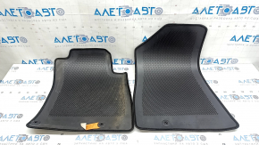 Set of fabric floor mats for the Kia Niro 23-23 HEV, PHEV, black