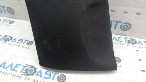 Left upper center pillar trim, Volvo XC90 16-26, black, needs cleaning, worn