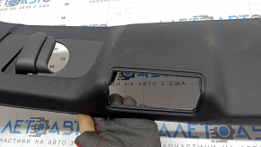 Left upper center pillar trim, Volvo XC90 16-26, black, needs cleaning, worn