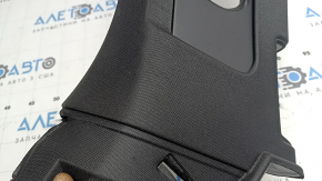 Right front rear pillar trim for Volvo XC90 16-26, black, under the air duct, scratches