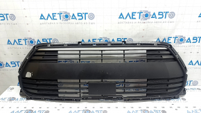 Lower front bumper grille assembly Kia Niro 23-26 HEV, PHEV structure, without parking sensors, for radar, without plug, breaks, cracks, non-factory holes