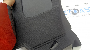 Left front rear pillar trim for Volvo XC90 16-26, black, under air duct, needs cleaning, scratches