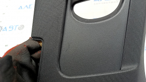 Left front rear pillar trim for Volvo XC90 16-26, black, under air duct, needs cleaning, scratches