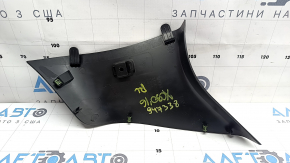 Left rear upper rear pillar trim for Volvo XC90 16-26, black, with plug, scratches