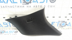 Right rear upper rear pillar trim for Volvo XC90 16-26, black, with plug, scratch, broken mount
