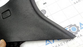 Right rear upper rear pillar trim for Volvo XC90 16-26, black, with plug, scratch, broken mount
