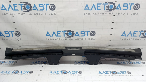 Volvo XC90 16-19 black trunk opening trim with metal inserts, scratches