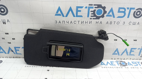 Volvo XC90 16-26 right sun visor, black, illuminated, without hook