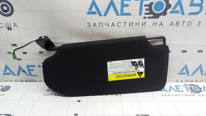 Volvo XC90 16-26 right sun visor, black, illuminated, without hook