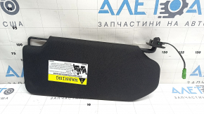 Left sun visor for Volvo XC90 16-26, black, with backlight, without hook