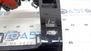 Upper center console trim for the Jeep Compass 22-26 shifter with plug, gloss black, scratches