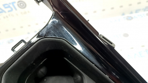 Jeep Compass 22-26 center console cup holder trim, glossy black, scratches