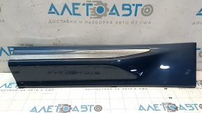 Lower rear left door trim for Volvo XC60 18-20 with chrome molding, scratches, sand