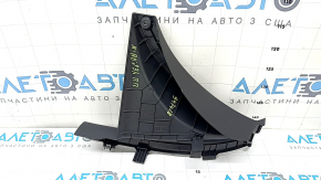 Kia Niro 23-26 PHEV black, worn inner rear right door sill plate