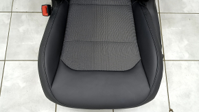 Kia Niro 23-26 driver's seat with airbag, electric, heated, combined fabric + leather, black, scratches on the back