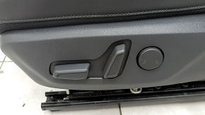 Kia Niro 23-26 driver's seat with airbag, electric, heated, combined fabric + leather, black, scratches on the back