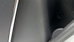 Door trim panel rear left Kia Niro 23-26 PHEV, black, armrest black fabric, chrome molding, scratches