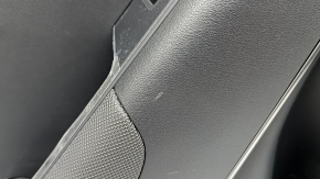 Door trim panel rear left Kia Niro 23-26 PHEV, black, armrest black fabric, chrome molding, scratches