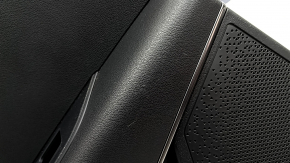 Door trim panel rear left Kia Niro 23-26 PHEV, black, armrest black fabric, chrome molding, scratches