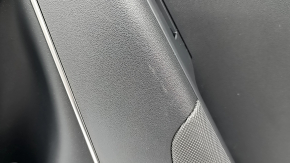 Door trim panel rear right Kia Niro 23-26 PHEV, black, armrest black fabric, chrome molding, worn