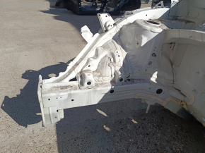 Front right quarter panel of a Kia Niro 23-26 HEV, PHEV on the body, white, dented