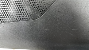 Kia Niro 23-26 front right door panel, black, dark gray fabric armrest, glossy black insert, chrome molding, scratches