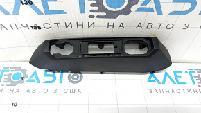 Kia Niro 23-26 black front center console trim, without cigarette lighter, charging port, and USB hub