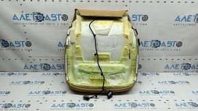 Volvo XC90 16-26 passenger seat cushion upholstery, beige leather, heated, dry-cleanable