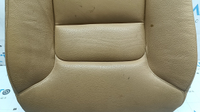 Volvo XC90 16-26 passenger seat cushion upholstery, beige leather, heated, dry-cleanable