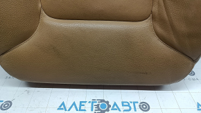 Volvo XC90 16-26 driver's seat cushion upholstery, black leather, heated, dry-cleanable, scratches, dented