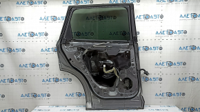 Rear left door assembly for Nissan Rogue 21-26 S, SV, tinted, graphite KAD