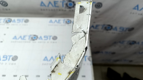 Rear bumper, bare upper part, Volvo XC90 16-19, for parking, white, cracks in fasteners, scratches