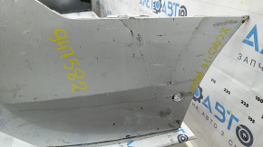 Rear bumper, bare upper part, Volvo XC90 16-19, for parking, white, cracks in fasteners, scratches