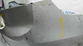 Rear bumper, bare upper part, Volvo XC90 16-19, for parking, white, cracks in fasteners, scratches