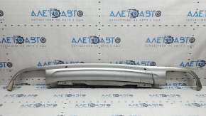Lower rear bumper trim for Volvo XC90 16-21, chrome-plated, without towbar, for parking sensors, scratches, breaks