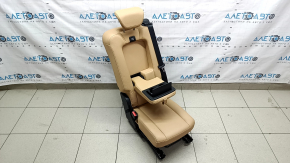 Volvo XC90 16-26 center rear seat, beige leather, for 3 rows, with belt and armrest