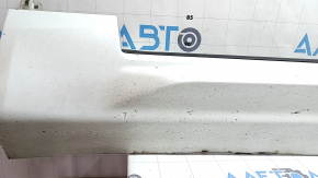 Left side sill for Volvo XC90 16-26 with seal, white, scratches, tears, broken mount