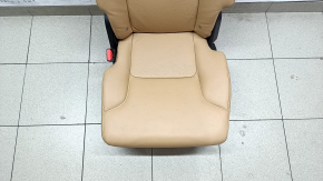 Left rear seat for Volvo XC90 16-26, heated, beige leather for 3 rows, dry-cleanable