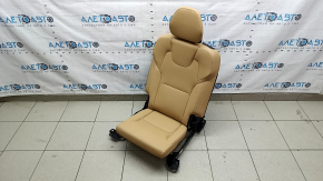 Rear row of seats left 3rd row Volvo XC90 16-26 beige leather