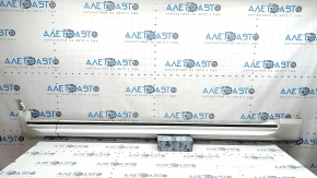 Right side sill for Volvo XC90 16-26 with seal, white, scratches, tears, dents, covered fastening