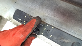 Right side sill for Volvo XC90 16-26 with seal, white, scratches, tears, dents, covered fastening