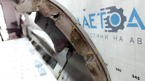 Right side sill for Volvo XC90 16-26 with seal, white, scratches, tears, dents, covered fastening
