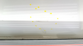 The door is bare, front right, Volvo XC90 16-26, white 707, dent, bump