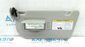 Left visor Nissan Rogue 21-24 gray
