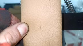 Rear row of seats, right, 3rd row, Volvo XC90 16-26, beige leather, for cleaning