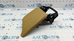 Volvo XC90 16-25 center console armrest, type 1, beige leather, with bracket, dry-cleanable, scratched