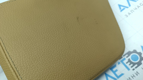 Volvo XC90 16-25 center console armrest, type 1, beige leather, with bracket, dry-cleanable, scratched